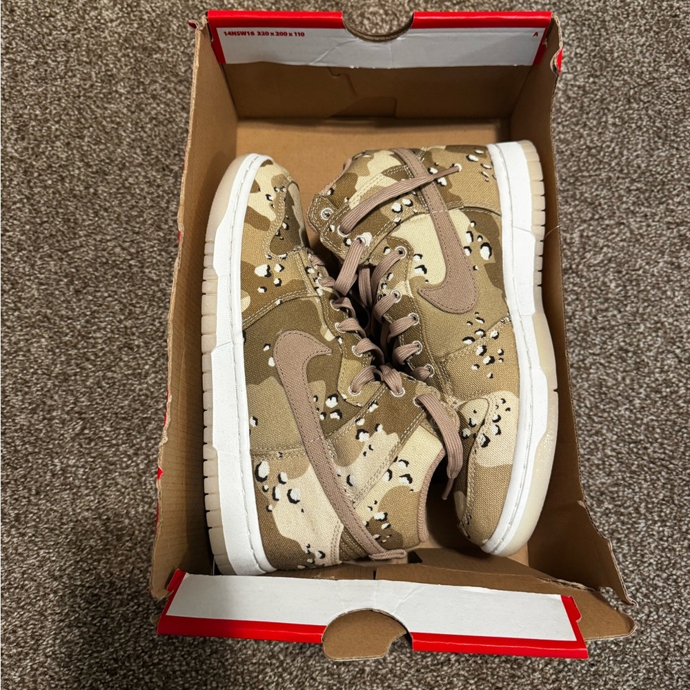 Nike Camo High-Top Sneakers